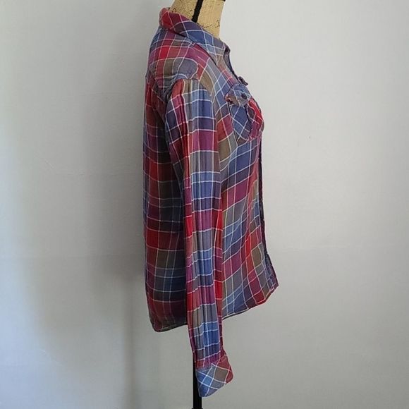Scotch & Soda Multicolor Plaid Button Down Shirt - Picture 5 of 16